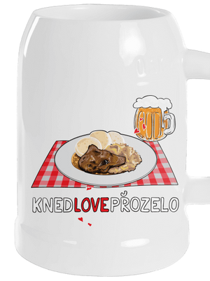 Knedlo vepřo zelo půllitr White