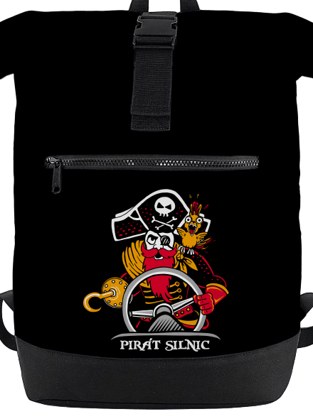 Pirát silnic batoh Black
