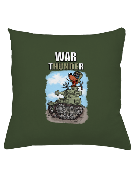 War Hunde polštář Olive Green