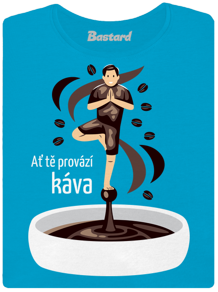 Káva provází dámské tričko Blue Atol