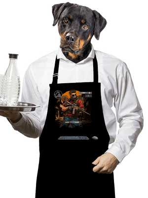 B17: Counter Strike zástěra Black