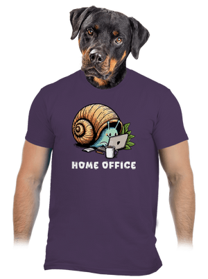 Šnekův home office pánské tričko Urban Purple