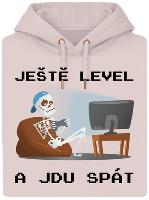 Ještě level unisex mikina premium Rose Chalk