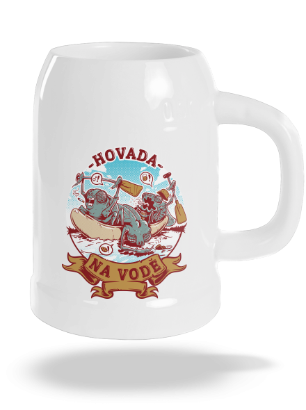 Hovada na vodě půllitr White