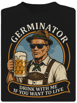 Germinator dětské sportovní tričko Black