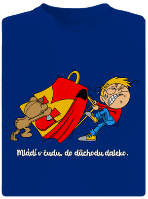 Školák pánské sportovní tričko Royal Blue Mal