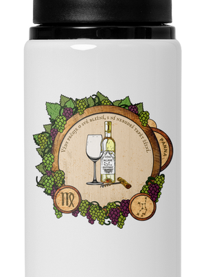 Vinný horoskop: Panna lahev na vodu White