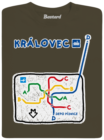 Metro Královec pánské dlouhý rukáv Urban Khaki