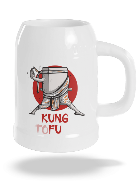 Kung Tofu půllitr White
