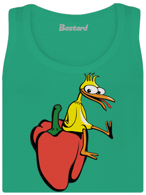 Kuře na paprice dámské tílko klasické Mint Mal