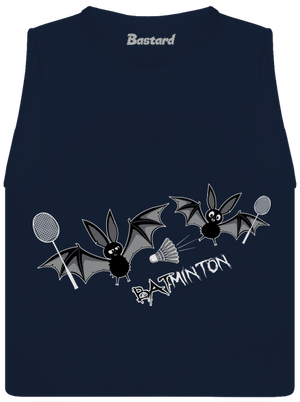 Batminton dámské tílko volné Navy