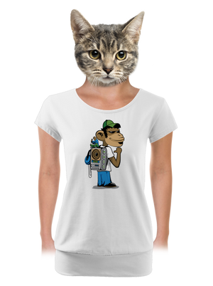 dámské tričko s lemem