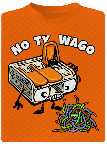 Wago svorka pánské sportovní tričko Neon Orange