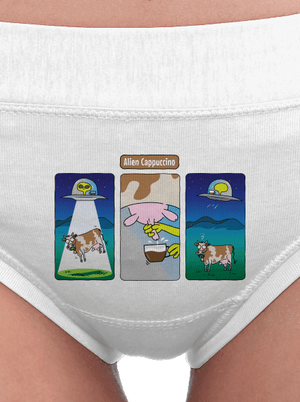 Alien Cappuccino dámské kalhotky White