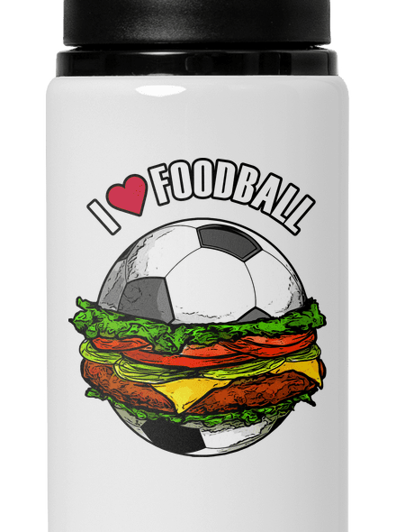 Foodball lahev na vodu White