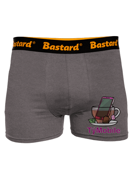 TýMobile boxerky Gray Melange