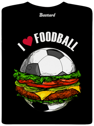 Foodball pánské dlouhý rukáv Black