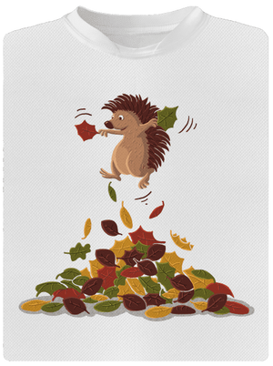 Radost z listí pánské sportovní tričko White