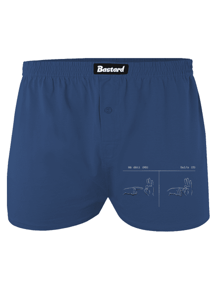 Má dáti dal pánské trenky Blue