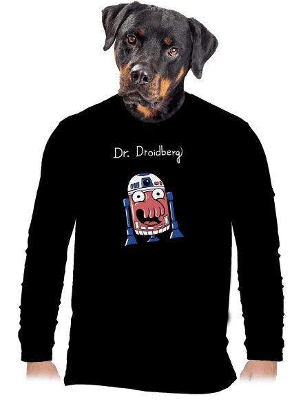 Dr. Droidberg pánské dlouhý rukáv Black