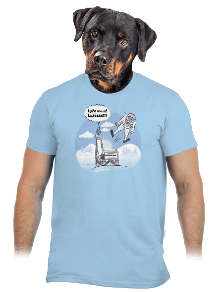 Lyže pánské tričko Sky Blue