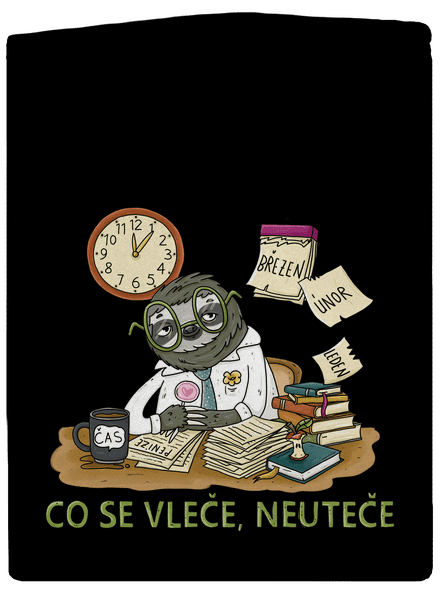 Co se vleče, neuteče dámská mikina na zip Black