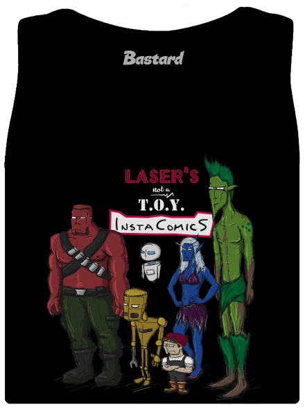 Laser's not a toy dámské tílko klasické Black