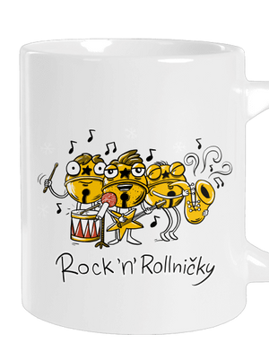 Rock 'n' rollničky velký hrnek White