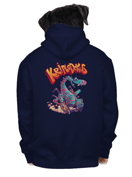 Kriplodokus pánská mikina na zip Navy
