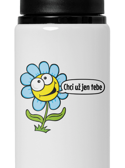 Chci už jen tebe lahev na vodu White