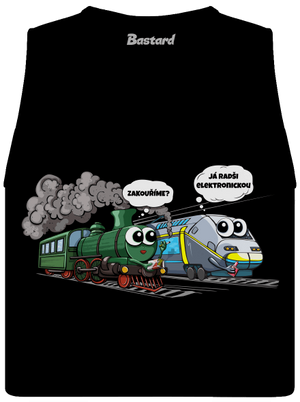 Zakouříme? dámské tílko volné Black