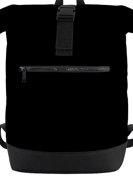 Bez potisku batoh Black