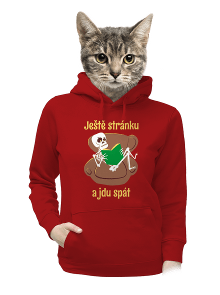 Ještě stránku dámská mikina klokanka Red Mal