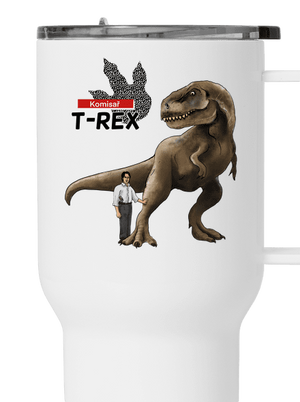 Komisař T-Rex termohrnek White