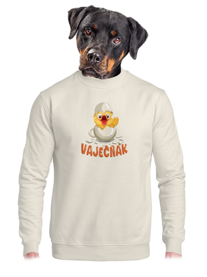 unisex mikina bez kapuce