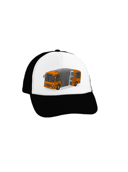 Harmonika kšiltovka truckerka Black cap