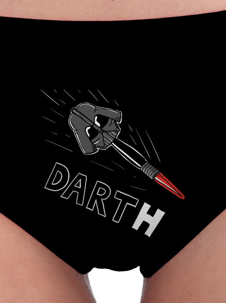 Dart(h) dámské kalhotky Black