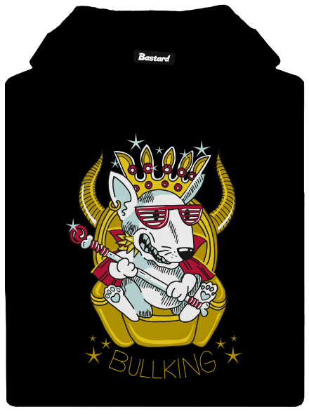 Bullking pánská mikina klokanka Black
