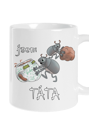 Jsem táta a máma klasický hrnek White
