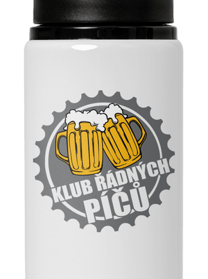 Klub řádných píčů lahev na vodu White