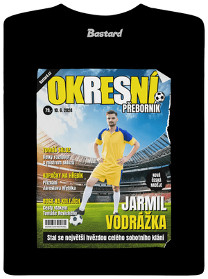 Fotbalová hvězda pánské tričko Black