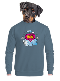 unisex mikina bez kapuce