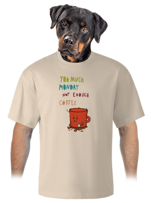 unisex tričko oversized