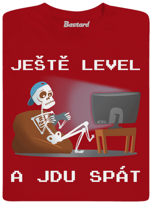 Ještě level pánské dlouhý rukáv Red