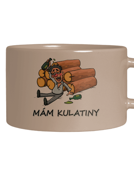 Mám kulatiny hrnek makronka Brown Macaron