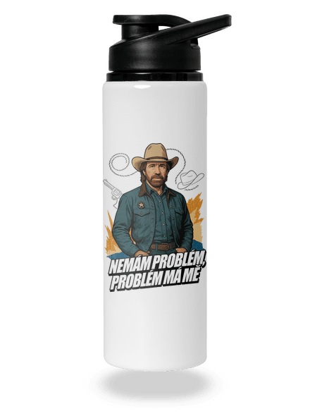B19: Chuck Norris z Walker, Texas Ranger lahev na vodu White