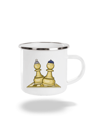 Šach a Mat plecháček White