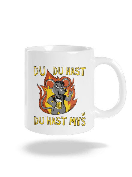 Du hast myš klasický hrnek White