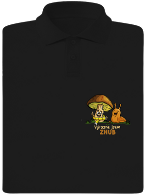 Jsem zhub pánská polokošile Black