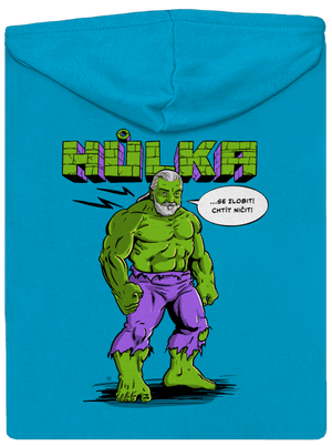 Hůlka dámská mikina na zip Blue Atol